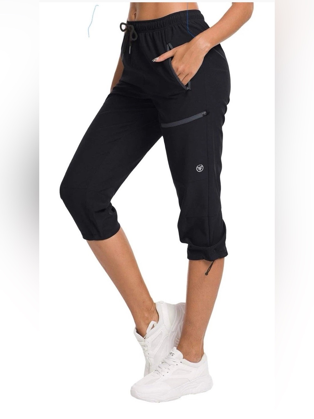 ChinFun Women Size S Hiking Capris Pants Outdoor Quick Dry Cargo Cropped UPF 50+